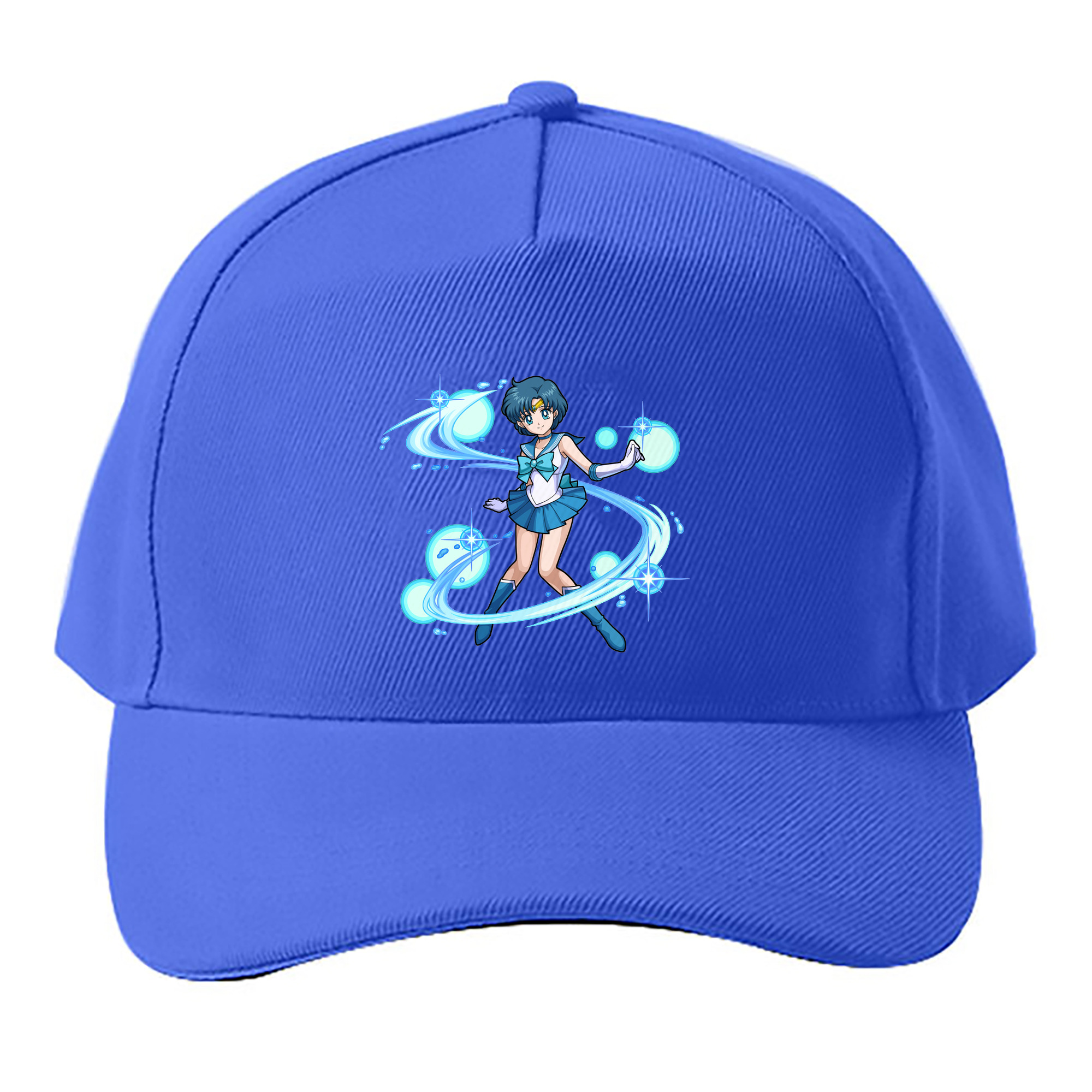（画像用） 美少女戦士セーラームーン 水野 亜美 みずの あみ Sailor Moon Mizuno Ami ベースボールキャップ 綿100％ 男女兼用 帽子 スポーツ